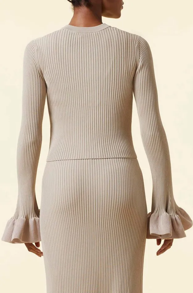 Altuzarra Ayanna Knit Cardigan Neutrals Women Tops