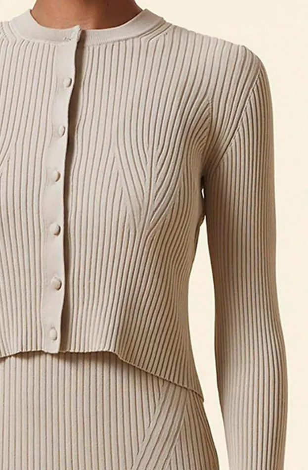 Altuzarra Ayanna Knit Cardigan Neutrals Women Tops