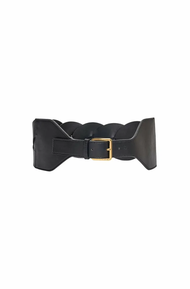 Altuzarra Braided Belt Black Women Belts
