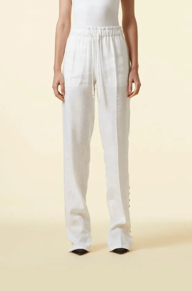 Altuzarra Catkin Pant White Women Pants