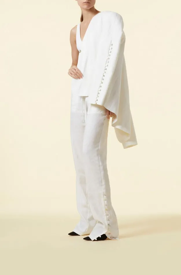 Altuzarra Catkin Pant White Women Pants