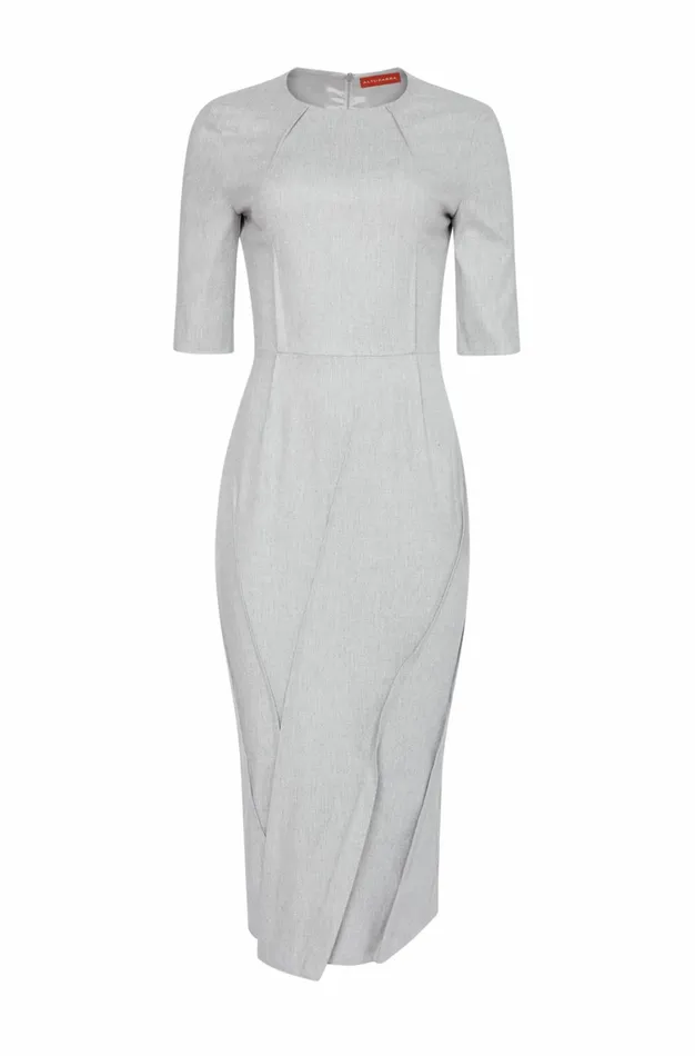 Altuzarra Emanuela Dress Grey Women Dresses