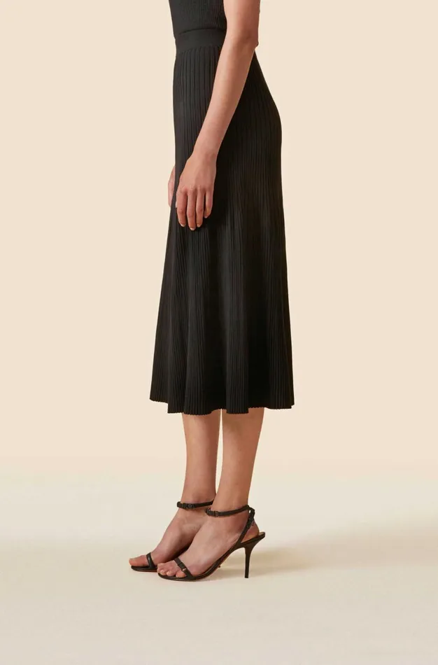 Altuzarra Ireene Knit Skirt Black Women Skirts
