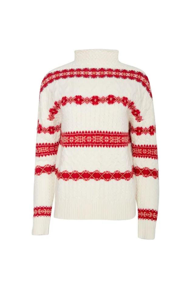 Altuzarra Jac Knit Sweater White Women Tops