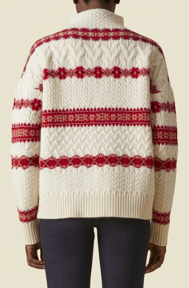 Altuzarra Jac Knit Sweater White Women Tops