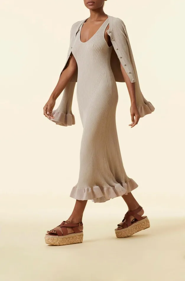 Altuzarra Marjoram Dress Neutrals Women Dresses