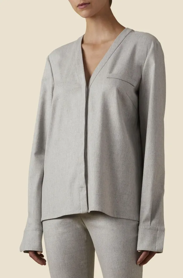 Altuzarra Martalas Top Grey Women Tops