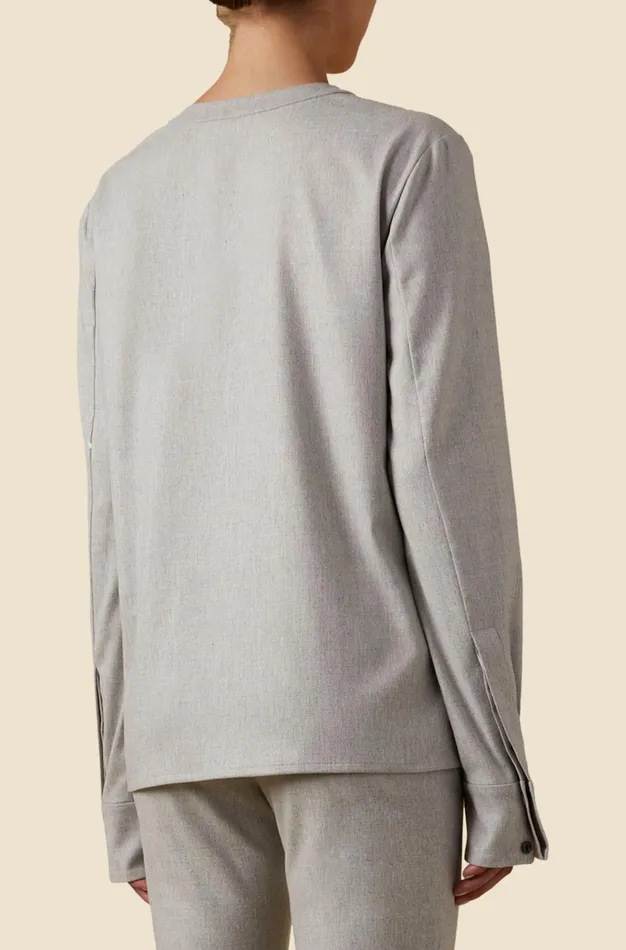 Altuzarra Martalas Top Grey Women Tops