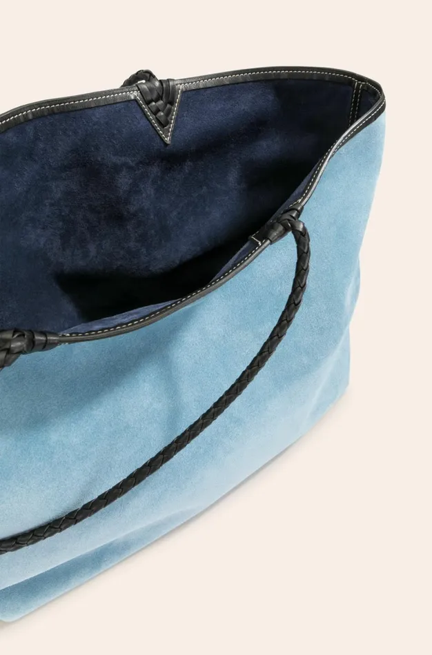 Altuzarra Reversible Leather Tote Blue Women Bags