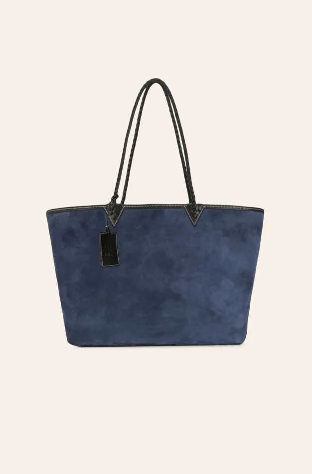 Altuzarra Reversible Leather Tote Blue Women Bags