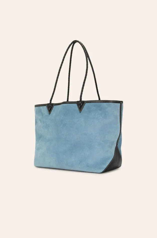 Altuzarra Reversible Leather Tote Blue Women Bags