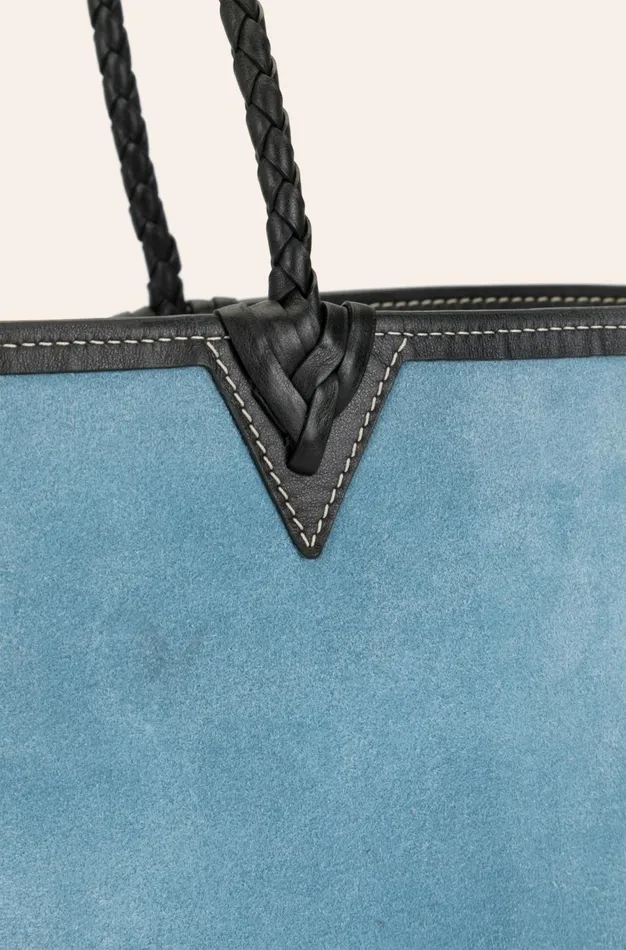 Altuzarra Reversible Leather Tote Blue Women Bags
