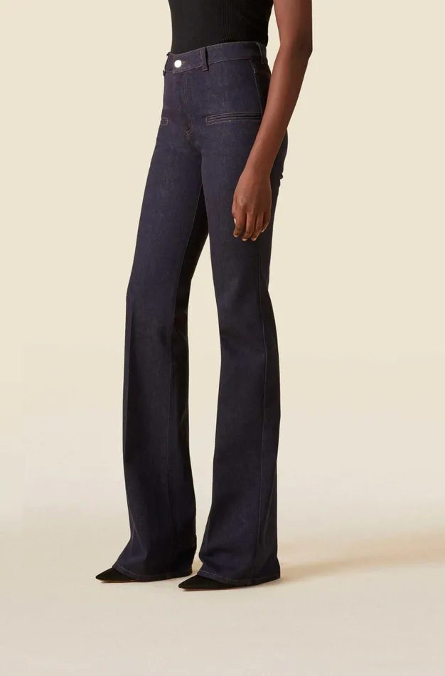 Altuzarra Serge Denim Pant Blue Women Pants