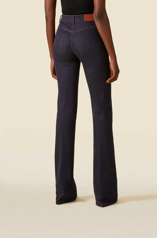 Altuzarra Serge Denim Pant Blue Women Pants