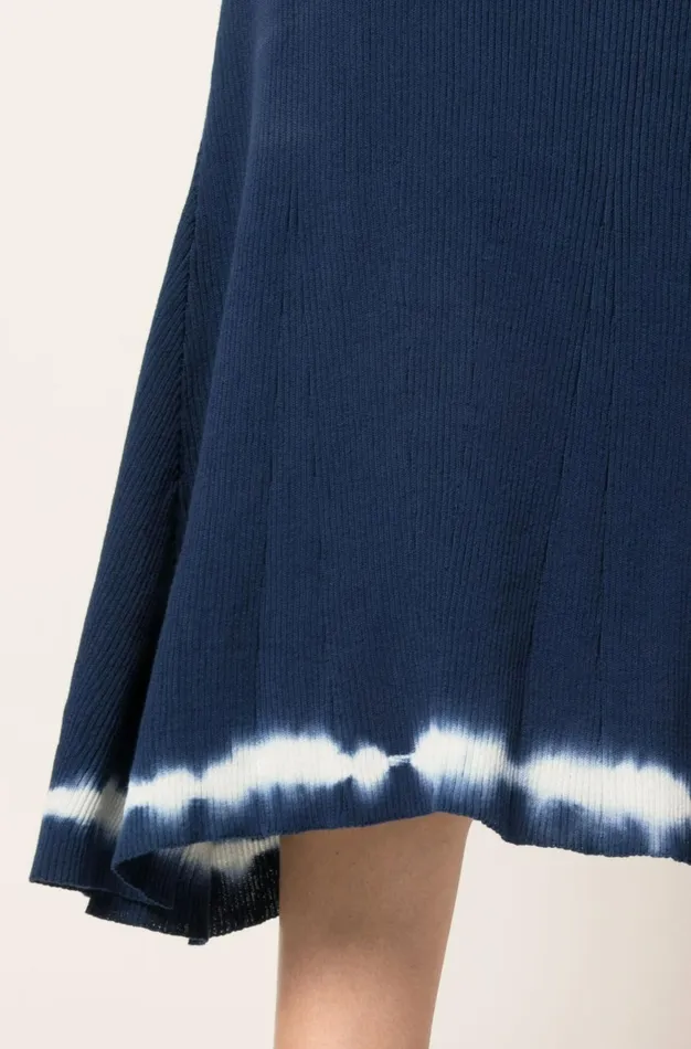 Altuzarra Shinobu Knit Dress Blue Women Shibori Collection