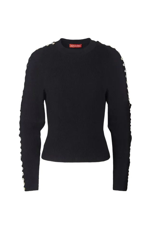 Altuzarra Thallo Sweater Black Women Tops
