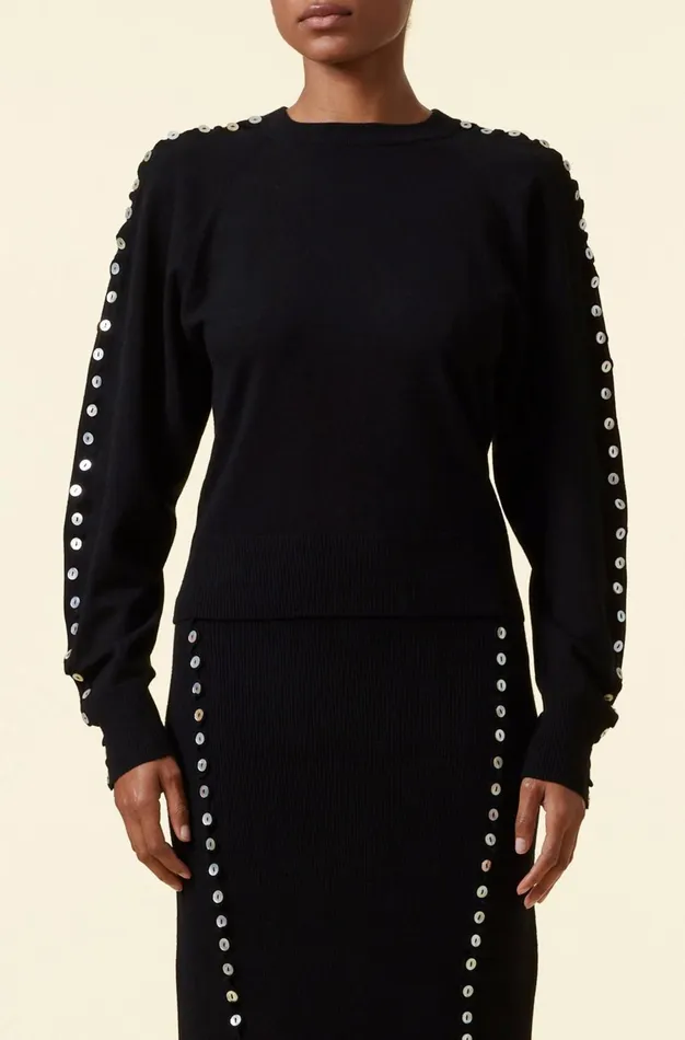 Altuzarra Thallo Sweater Black Women Tops