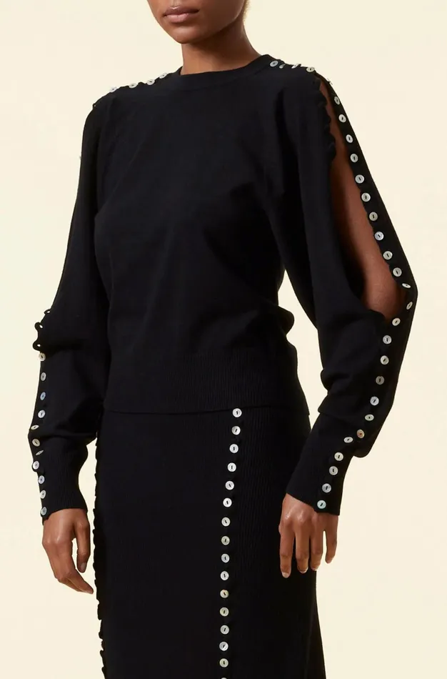 Altuzarra Thallo Sweater Black Women Tops