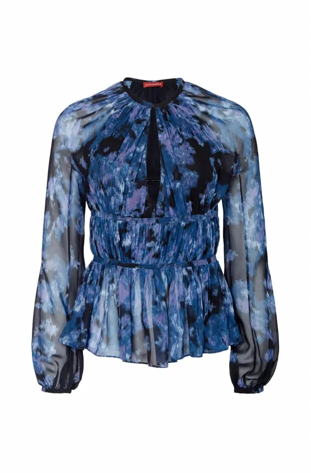 Altuzarra Therese Top Blue Women Tops