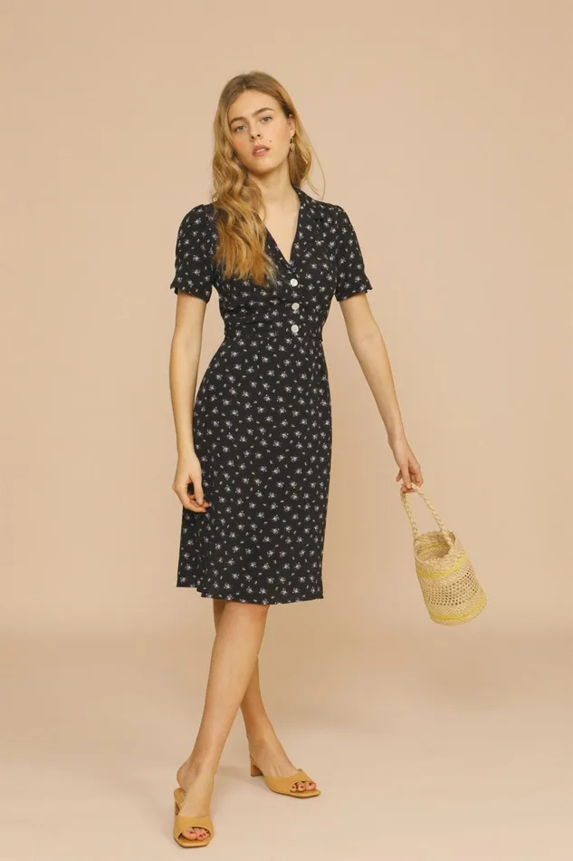 ANAIS Dress Bouquet Noir Women Rouje Dresses