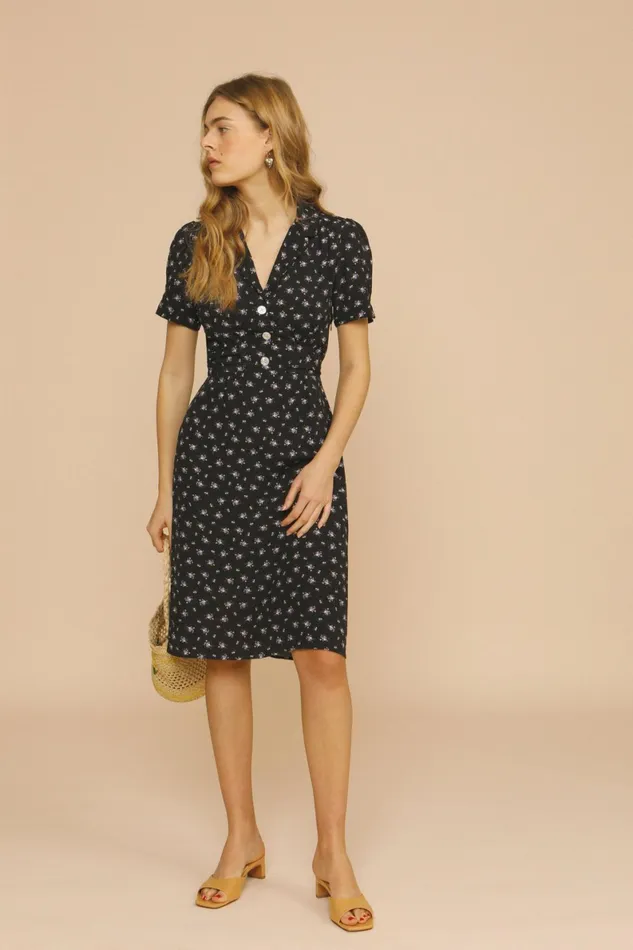 ANAIS Dress Bouquet Noir Women Rouje Dresses
