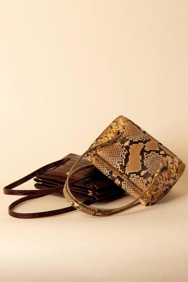 Bag Le J Croco Bordeaux Women Rouje Bags