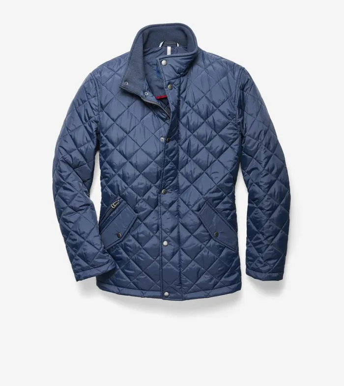 Bags and Backpacks Men Cole Haan Quilted Barn Jacket Navy
