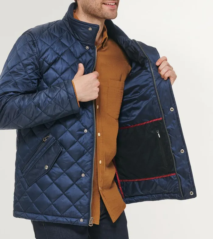 Bags and Backpacks Men Cole Haan Quilted Barn Jacket Navy Bags and Backpacks Men Cole Haan Quilted Barn Jacket Navy