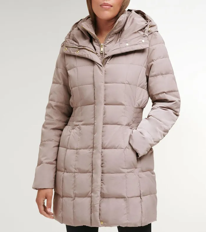 Bags And Backpacks Women Cole Haan 32034 Signature Hooded Taffeta Down Coat Cashew Bags And Backpacks Women Cole Haan 32034 Signature Hooded Taffeta Down Coat Cashew