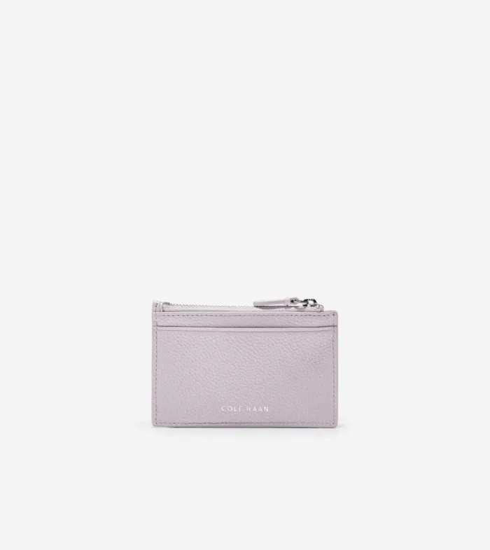 Bags And Backpacks Women Cole Haan Card Case With Zip Purple Slate Bags And Backpacks Women Cole Haan Card Case With Zip Purple Slate