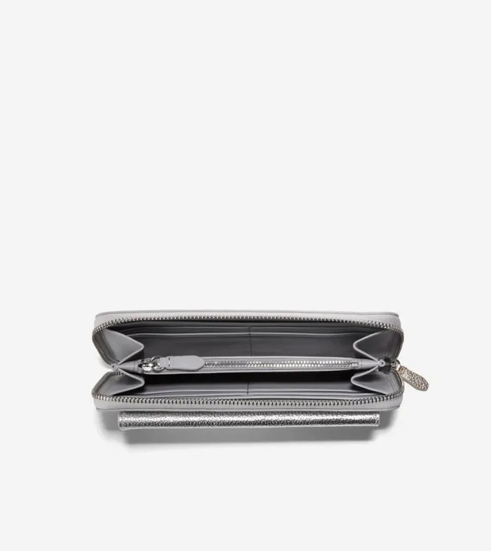 Bags And Backpacks Women Cole Haan Continental Wallet Silvergold Colorblock Bags And Backpacks Women Cole Haan Continental Wallet Silvergold Colorblock