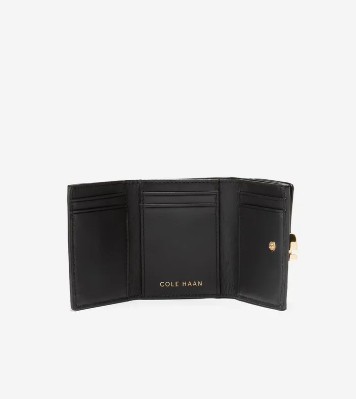 Bags And Backpacks Women Cole Haan Essential Trifold Wallet Black Bags And Backpacks Women Cole Haan Essential Trifold Wallet Black