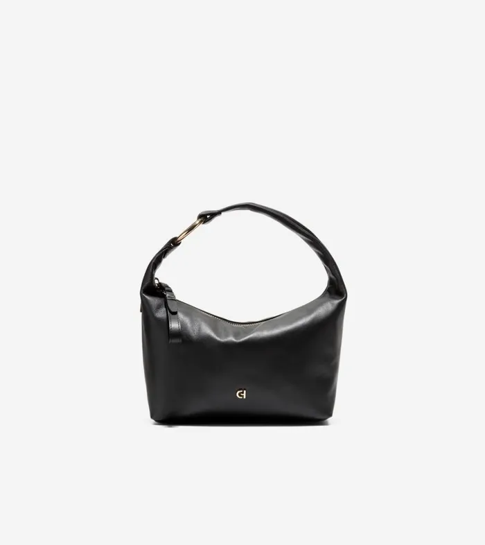 Bags And Backpacks Women Cole Haan Mini Hobo Bag Black