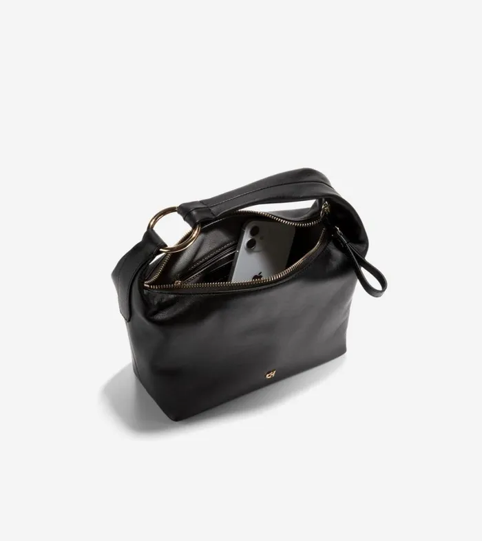 Bags And Backpacks Women Cole Haan Mini Hobo Bag Black Bags And Backpacks Women Cole Haan Mini Hobo Bag Black