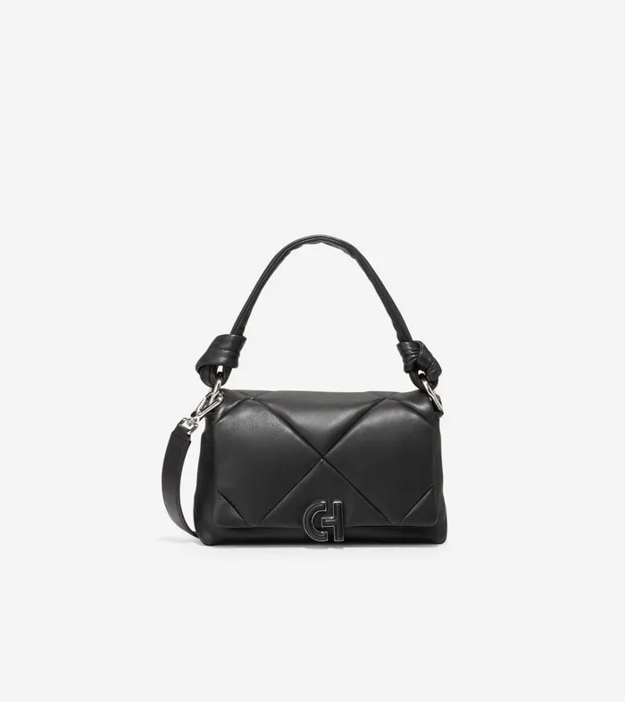 Bags And Backpacks Women Cole Haan Quilted Shoulder Bag Black