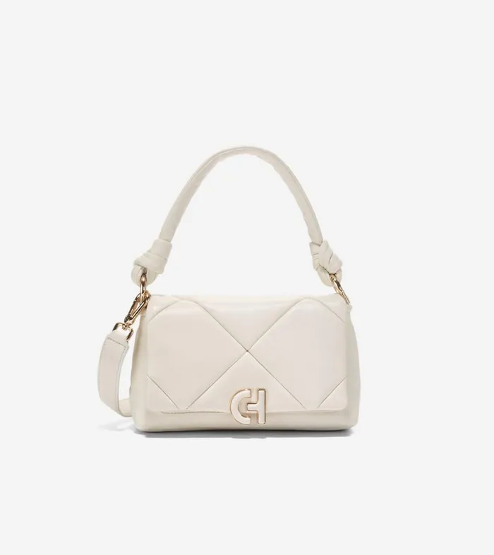 Bags And Backpacks Women Cole Haan Quilted Shoulder Bag Ivory