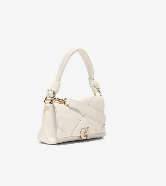 Bags And Backpacks Women Cole Haan Quilted Shoulder Bag Ivory Bags And Backpacks Women Cole Haan Quilted Shoulder Bag Ivory