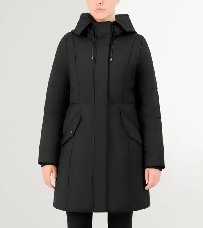 Bags And Backpacks Women Cole Haan Water Resistant Stretch Twill Parka Black Bags And Backpacks Women Cole Haan Water Resistant Stretch Twill Parka Black