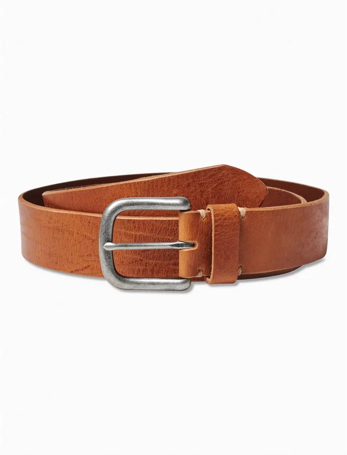 Belts Men Lucky Brand Tan Distressed Belt Tan