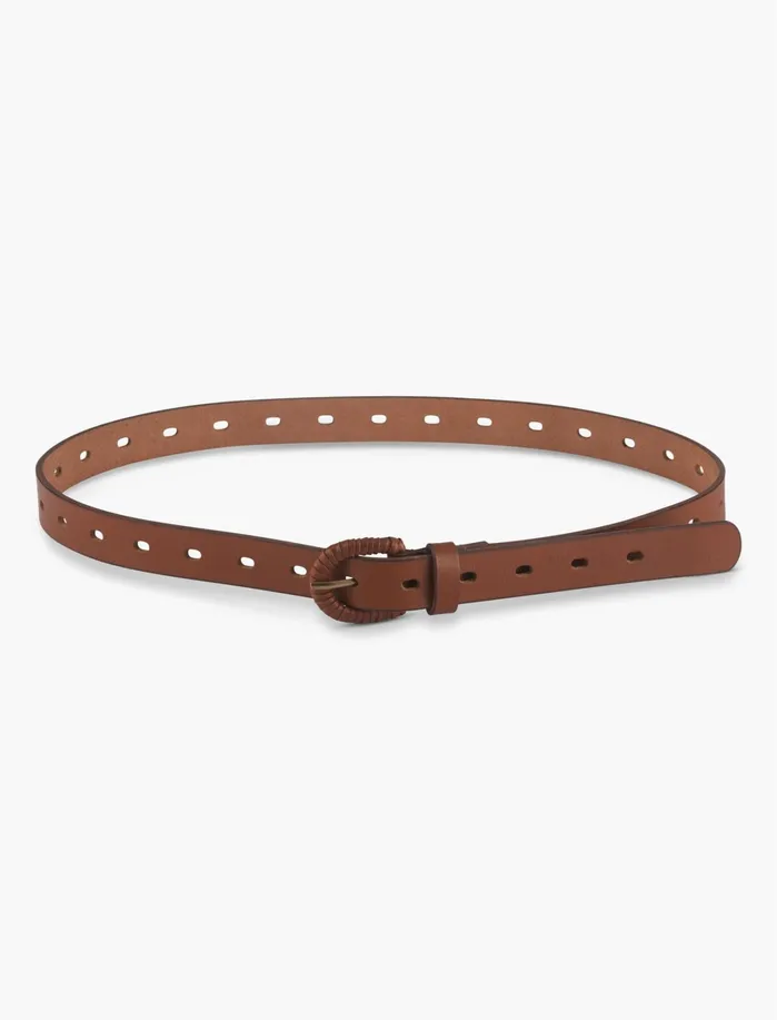 Belts Women Lucky Brand Skinny Belt Brown