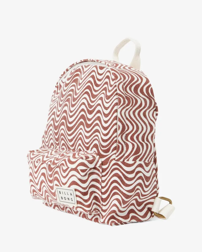 Billabong Backpacks Women Mini Mama Canvas Backpack Americano Billabong Backpacks Women Mini Mama Canvas Backpack Americano