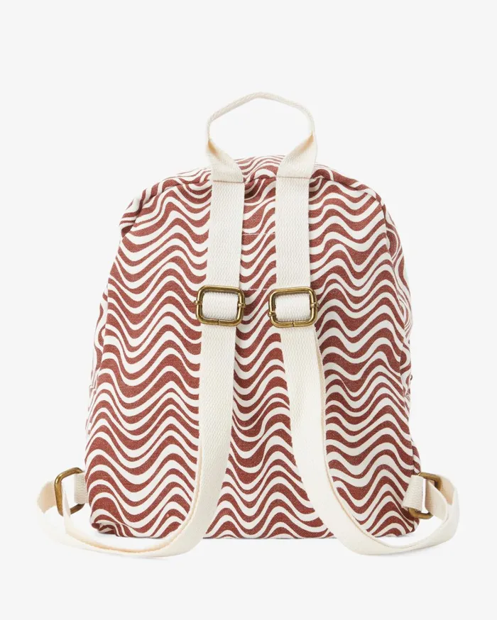 Billabong Backpacks Women Mini Mama Canvas Backpack Americano Billabong Backpacks Women Mini Mama Canvas Backpack Americano