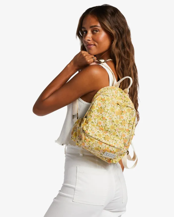 Billabong Backpacks Women Mini Mama Canvas Backpack Honeybee