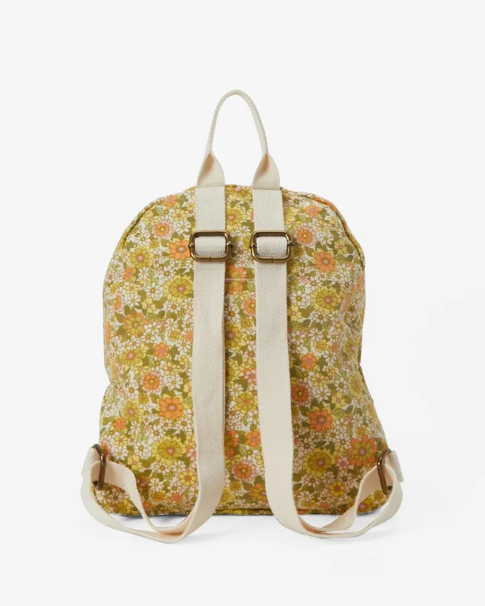 Billabong Backpacks Women Mini Mama Canvas Backpack Honeybee Billabong Backpacks Women Mini Mama Canvas Backpack Honeybee