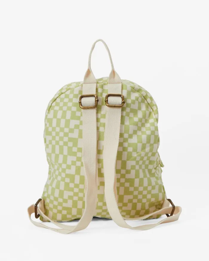 Billabong Backpacks Women Mini Mama Canvas Backpack Light Lime Billabong Backpacks Women Mini Mama Canvas Backpack Light Lime