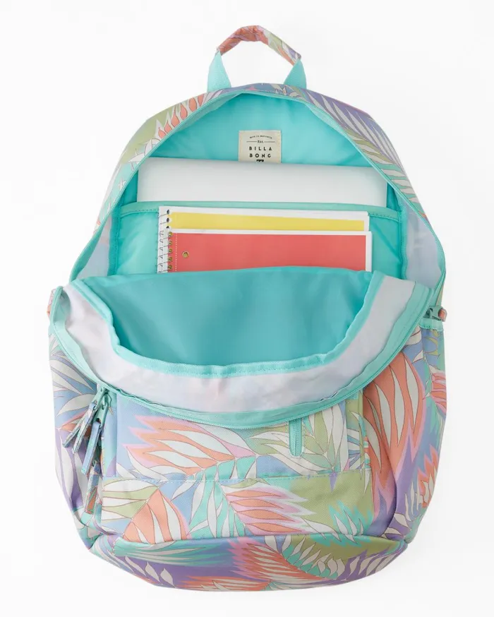 Billabong Backpacks Women Roadie Backpack Tropical Blue Billabong Backpacks Women Roadie Backpack Tropical Blue