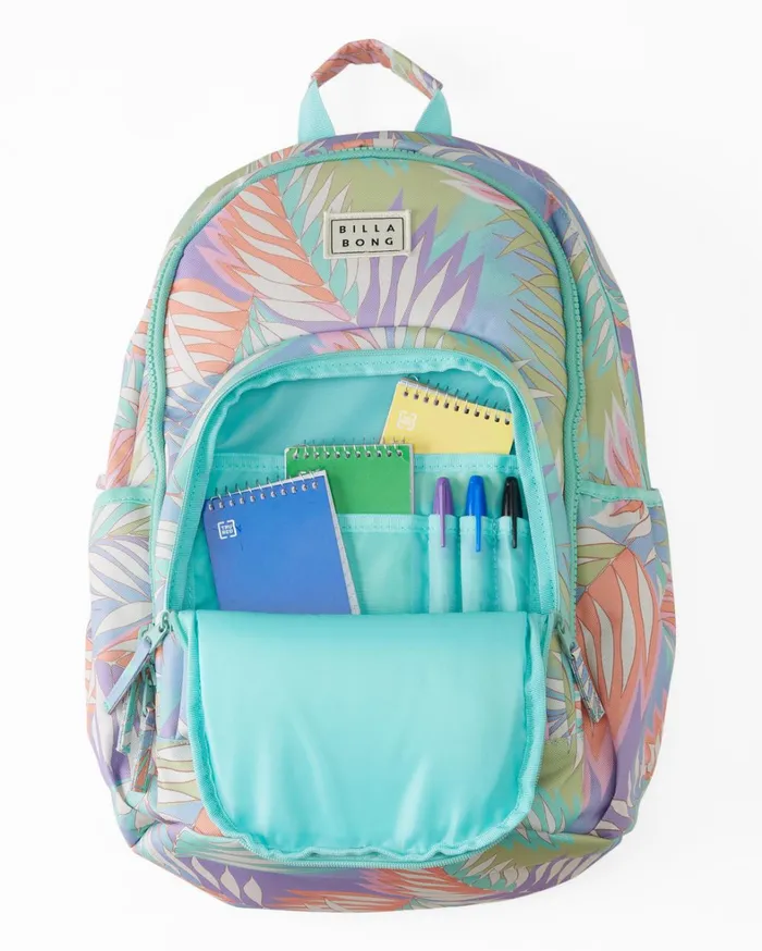 Billabong Backpacks Women Roadie Backpack Tropical Blue Billabong Backpacks Women Roadie Backpack Tropical Blue