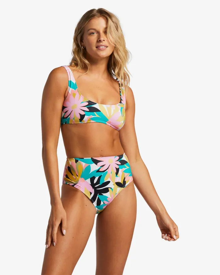 Billabong Bikinis Women ADiv Medium Bikini Bottoms Black Multi 3 Billabong Bikinis Women ADiv Medium Bikini Bottoms Black Multi 3