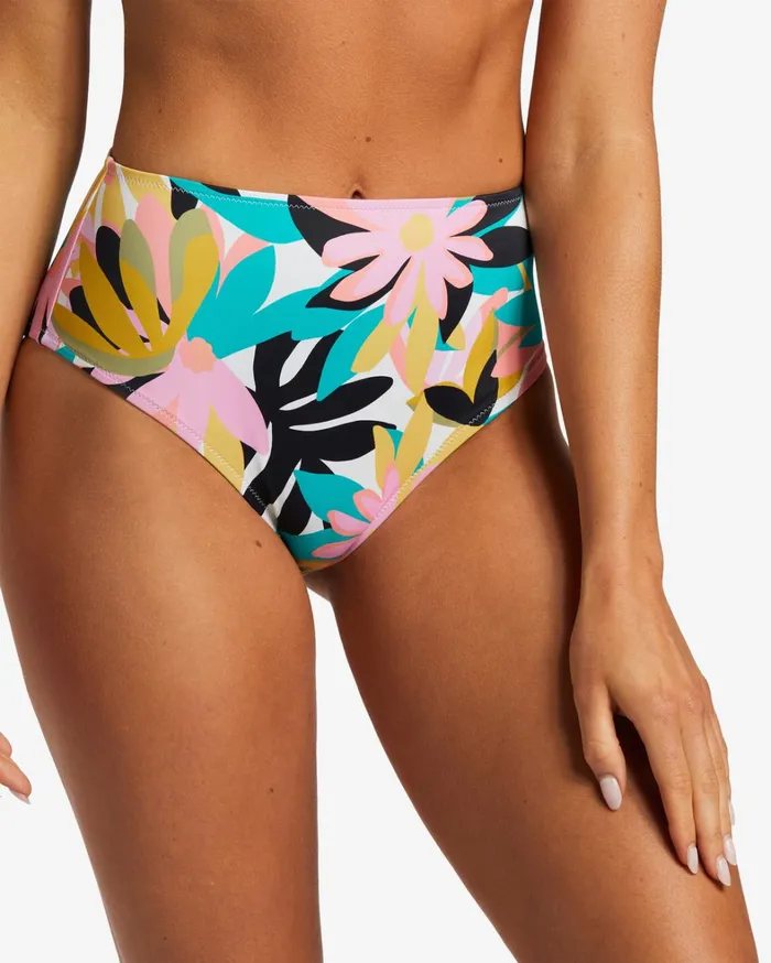 Billabong Bikinis Women ADiv Medium Bikini Bottoms Black Multi 3 Billabong Bikinis Women ADiv Medium Bikini Bottoms Black Multi 3