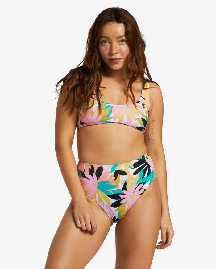 Billabong Bikinis Women ADiv Medium Bikini Bottoms Black Multi 3 Billabong Bikinis Women ADiv Medium Bikini Bottoms Black Multi 3